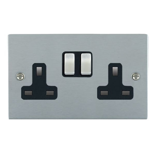 Hamilton 86SS2SC-B - Sher SC 2g 13A DP Swt Skt SC/BL