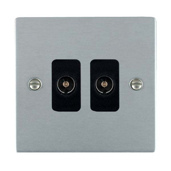 Hamilton 86TV2B - Sher SC 2g Non-Isolated TV 2in/2out BL