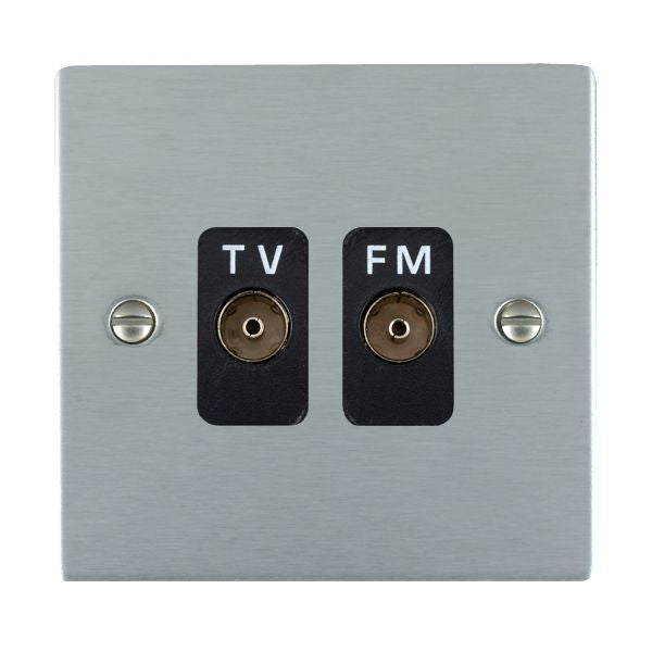 Hamilton 86TVFMB - Sher SC Isolat TV/FM Diplex 1in/2out BL