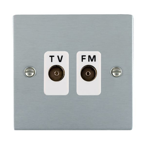 Hamilton 86TVFMW - Sher SC Isolat TV/FM Diplex 1in/2out WH