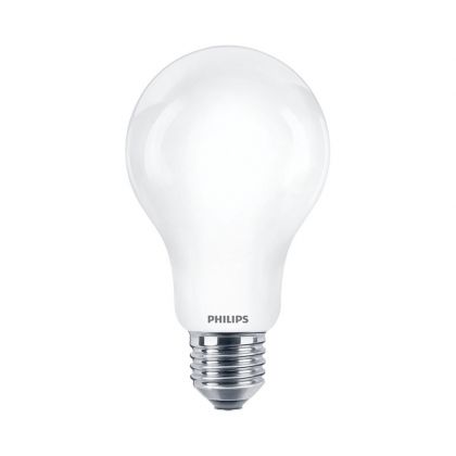 Philips Classic LEDbulb E27 Pear Frosted 13W 2000lm - 840 Cool White | Replaces 120W