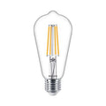 Philips MASTER Value LEDbulb E27 Edison Filament Clear 5.9W 806lm - 927 Extra Warm White | Best Colour Rendering - Replaces 60W