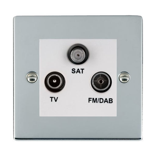 Hamilton 87DTRIDW - Sher BC Non-Isolat DAB TV+FM+SAT WH