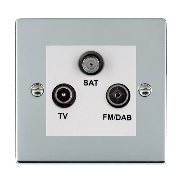 Hamilton 87DTRIDW - Sher BC Non-Isolat DAB TV+FM+SAT WH