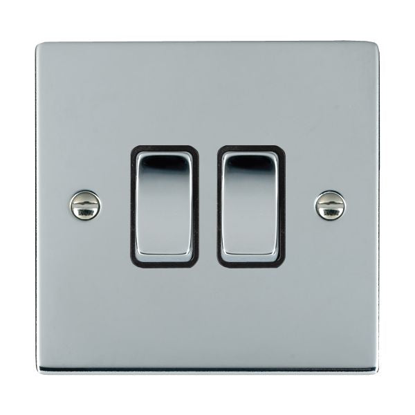 Hamilton 87R32BC-B - Sher BC 2g 10AX Inter Rkr BC/BL