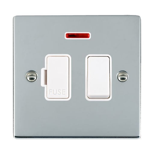 Hamilton 87SPNWH-W - Sher BC 13A DP Fused Spur+N WH/WH