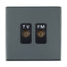 Hamilton 88CTVFMB - S-CFX BK Isolat TV/FM Diplex 1in/2out BL