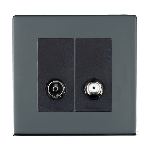 Hamilton 88CTVSATB - S-CFX BK 2g N-Isol TV+Sat 2in/2out BL