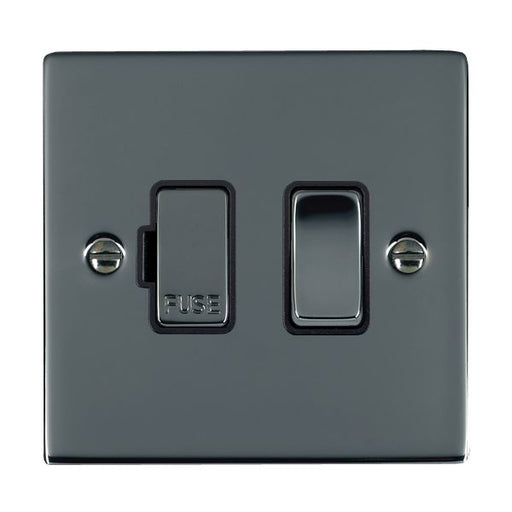 Hamilton 88SPBK-B - Sher BK 1g 13A DP Fused Spur BK/BL