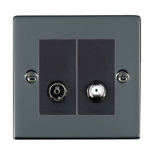 Hamilton 88TVSATB - Sher BK 2g N-Isol TV+Sat 2in/2out BL