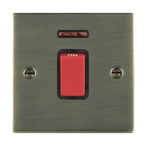 Hamilton 8945NB - Sher AB 1g 45A Double Pole+N Red Rkr/BL