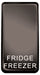 BG Nexus GRFFBN Grid Rocker Labelled  *FRIDGE FREEZER* Black Nickel - BG - Sparks Warehouse