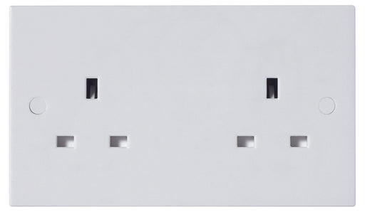 BG Nexus 924 13A 2 Gang Unswitched Socket - BG - sparks-warehouse