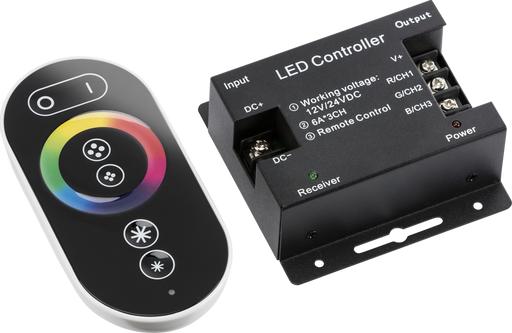 Knightsbridge LEDFRA9 12V / 24V RF Controller and Touch Remote - RGB Knightsbridge - Sparks Warehouse