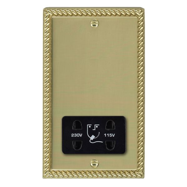 Hamilton 90SHSB - Cher G PB Shaver Dual Volt Socket BL