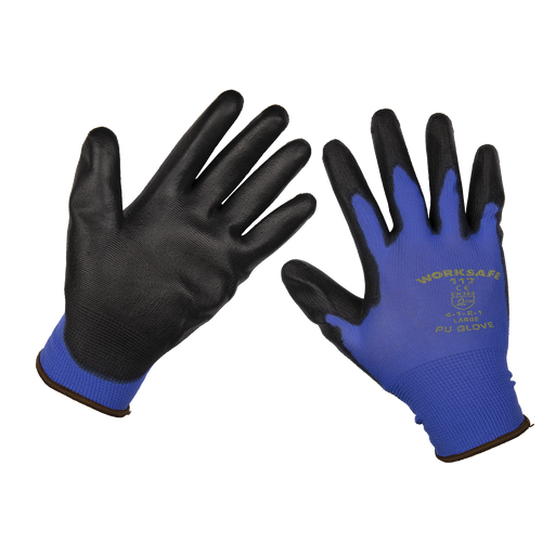 Sealey - 9117L Lightweight Precision Grip Gloves (Large) - Pair Safety Products Sealey - Sparks Warehouse