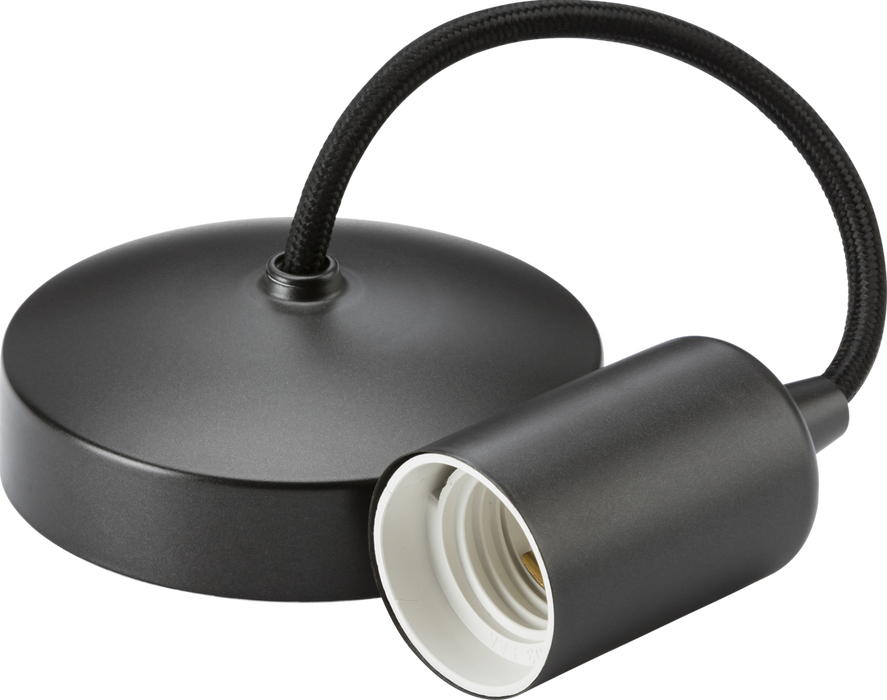 Knightsbridge 8270SB 6" E27 Contemporary Pendant Set - Smoked Bronze ML Knightsbridge - Sparks Warehouse