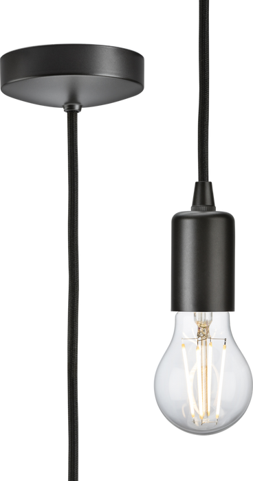 Knightsbridge 8270LSB 1.8m E27 Contemporary Pendant Set - Smoked Bronze ML Knightsbridge - Sparks Warehouse