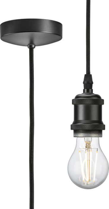 Knightsbridge 8271LSB 1.8m E27 Vintage Pendant Set - Smoked Bronze ML Knightsbridge - Sparks Warehouse