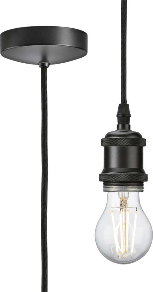 Knightsbridge 8271LSB 1.8m E27 Vintage Pendant Set - Smoked Bronze ML Knightsbridge - Sparks Warehouse