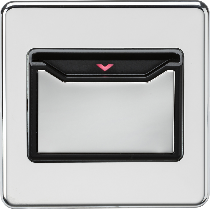 Knightsbridge SFCARDPC 32A 1G Key Card Switch - polished chrome  Sparks Warehouse - Sparks Warehouse