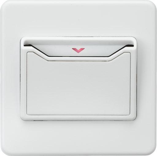 Knightsbridge SFCARDMW 32A 1G Key Card Switch - matt white  Sparks Warehouse - Sparks Warehouse