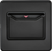 Knightsbridge SFCARDMB 32A 1G Key Card Switch - matt black Knightsbridge Screwless Flat Plate Matt Black Sparks Warehouse - Sparks Warehouse