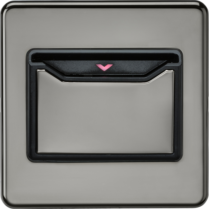 Knightsbridge SFCARDBN 32A 1G Key Card Switch - black nickel  Sparks Warehouse - Sparks Warehouse