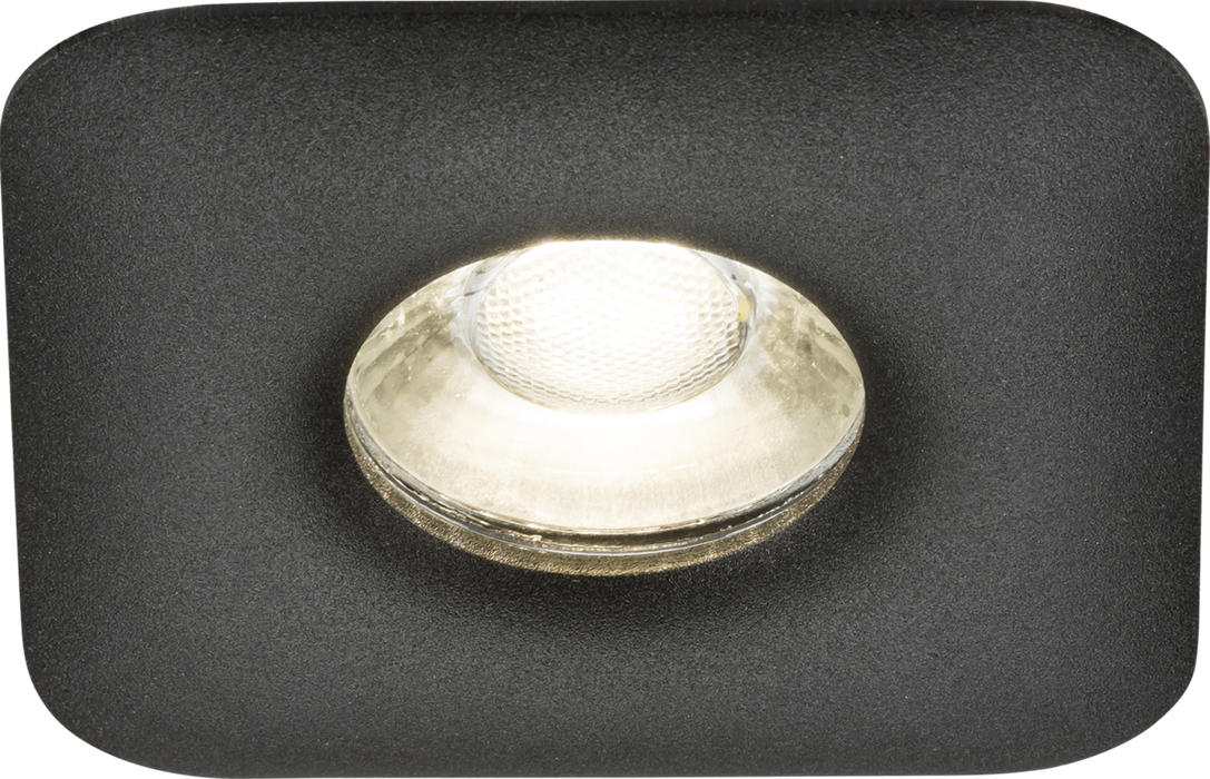 Knightsbridge ODA1FSB Odina Single Fixed Square Downlight Black ML Knightsbridge - Sparks Warehouse