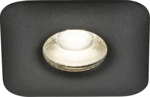 Knightsbridge ODA1FSB Odina Single Fixed Square Downlight Black ML Knightsbridge - Sparks Warehouse