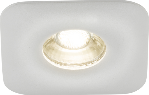 Knightsbridge ODA1FSW Odina Single Fixed Square Downlight White ML Knightsbridge - Sparks Warehouse