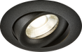 Knightsbridge ODA1TRB Odina Single Tilt Round Downlight Black ML Knightsbridge - Sparks Warehouse