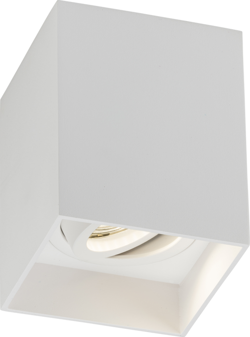 Knightsbridge ORA1TSW Oran Surface Tilt Square Downlight White ML Knightsbridge - Sparks Warehouse