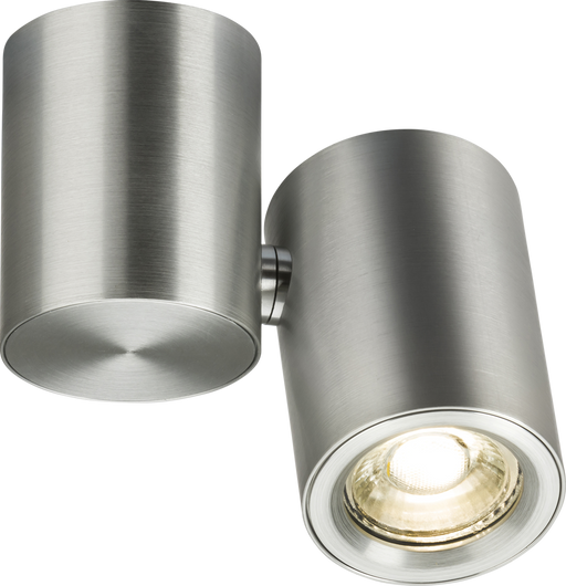 Knightsbridge DEA1TRBC Dee Single Surface Adjustable Round Spotlight Brushed Chrome ML Knightsbridge - Sparks Warehouse