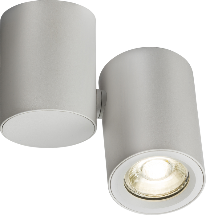 Knightsbridge DEA1TRW Dee Single Surface Adjustable Round Spotlight White ML Knightsbridge - Sparks Warehouse