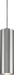Knightsbridge DAB1FRBC Dasan Single Long Fixed Round Pendant Brushed Chrome ML Knightsbridge - Sparks Warehouse