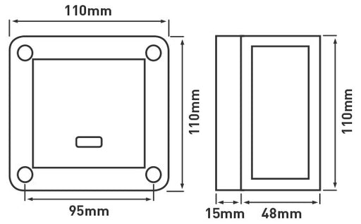 BG LPCSMP66 M/Wave Presence Detector - BG - Sparks Warehouse