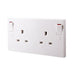 BG 922DPOB 2 Gang 13 Amp Switched Socket With Outer Edge Switches - BG - sparks-warehouse