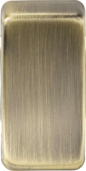 Knightsbridge GDBLANKAB Switch cover - antique brass ML Knightsbridge - Sparks Warehouse