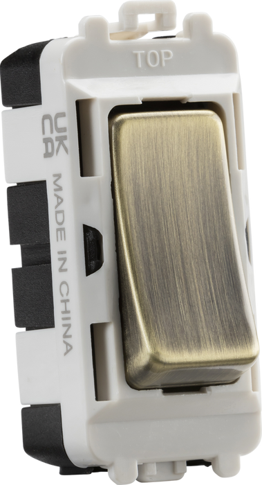 Knightsbridge GDM002AB 20AX DP grid module - Antique Brass Knightsbridge Grid Knightsbridge - Sparks Warehouse