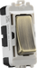 Knightsbridge GDM001AB 20AX 2 way SP grid module - Antique Brass Knightsbridge Grid Knightsbridge - Sparks Warehouse