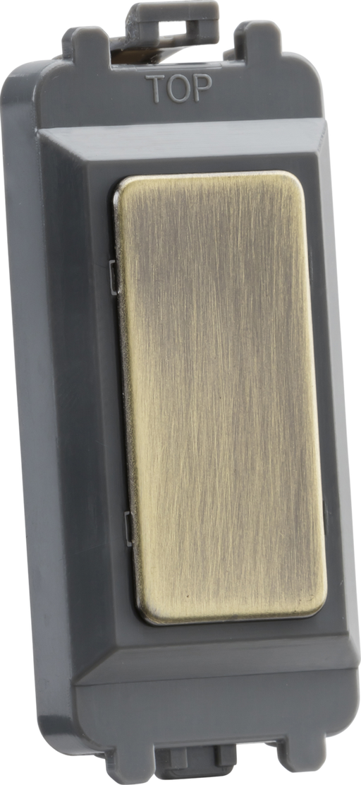 Knightsbridge GDM013AB Blank grid module - antique brass ML Knightsbridge - Sparks Warehouse