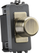 Knightsbridge GDM022AB 6A 1G 2-way Dummy Dimmer Module - antique brass Knightsbridge - Sparks Warehouse