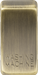 Knightsbridge GDWASHAB Switch cover "marked WASHING MACHINE" - antique brass ML Knightsbridge - Sparks Warehouse