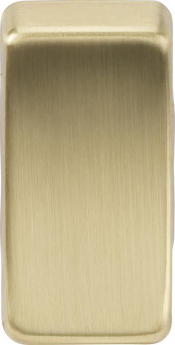 Knightsbridge GDBLANKBB Switch cover - brushed brass ML Knightsbridge - Sparks Warehouse