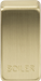 Knightsbridge GDBOILBB Switch cover "marked BOILER" - brushed brass ML Knightsbridge - Sparks Warehouse