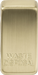 Knightsbridge GDWASTEBB Switch cover "marked WASTE DISPOSAL" - brushed brass ML Knightsbridge - Sparks Warehouse