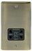 BG Nexus NAB20B Metal Antique Brass Shaver Socket Outlet - Black Insert - BG - Sparks Warehouse