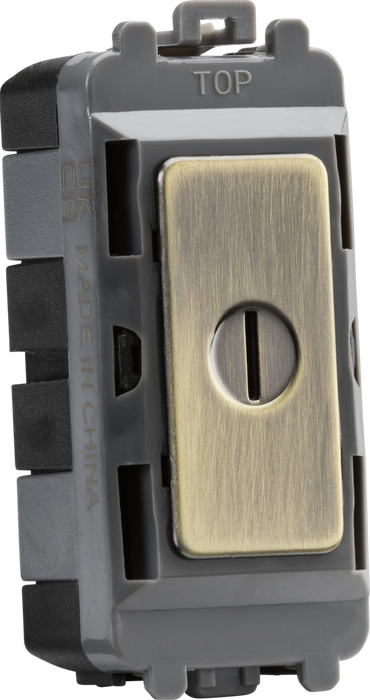 Knightsbridge GDM010AB 20AX DP key module - antique brass ML Knightsbridge - Sparks Warehouse