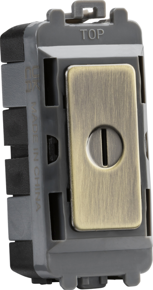 Knightsbridge GDM010AB 20AX DP key module - antique brass ML Knightsbridge - Sparks Warehouse